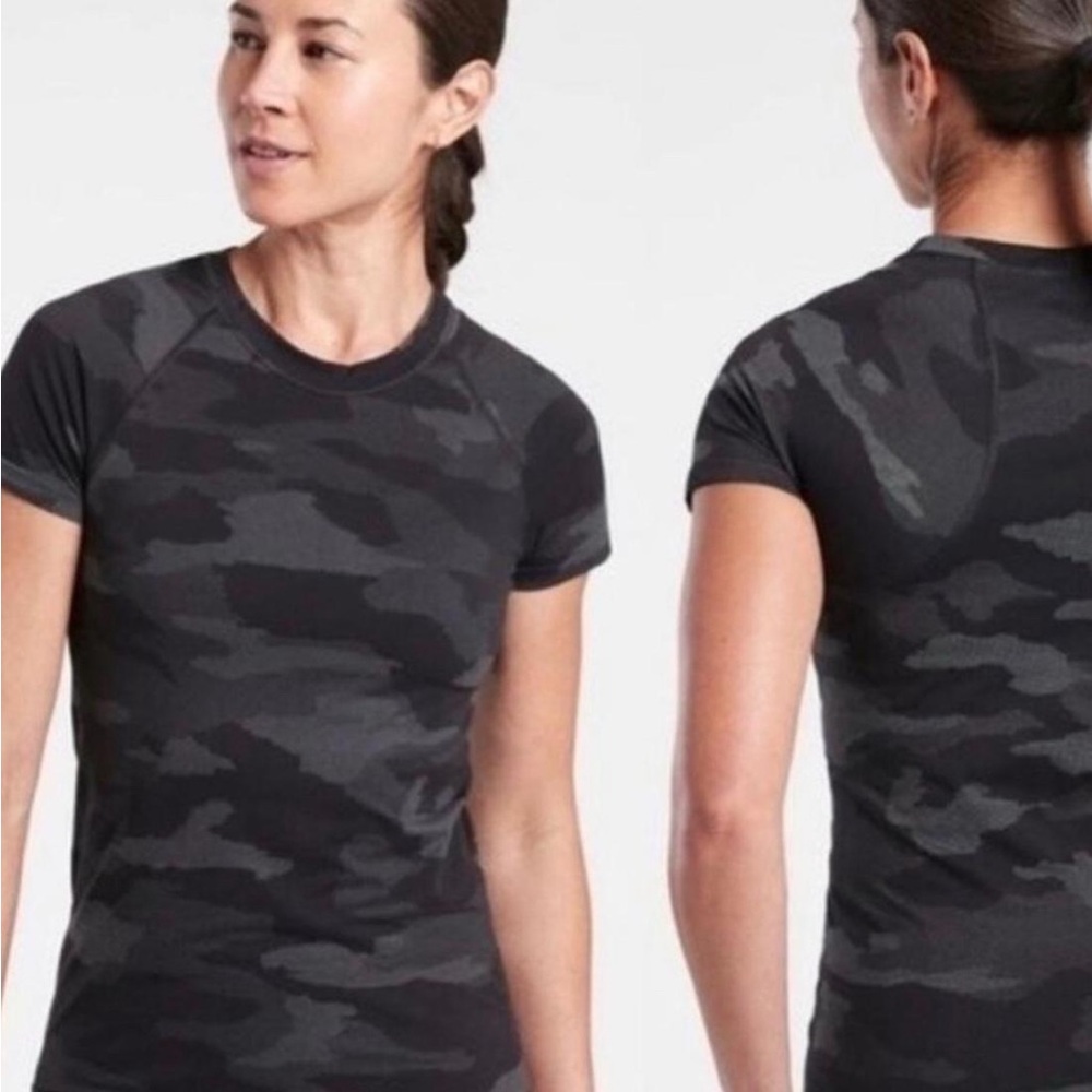 Camo Print Short Sleeve Tee